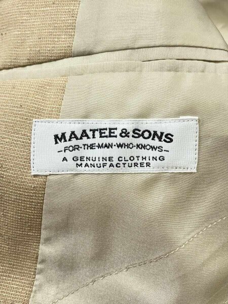 MAATEE&SONS(マーティーアンドサンズ) / ウールシルクシングル