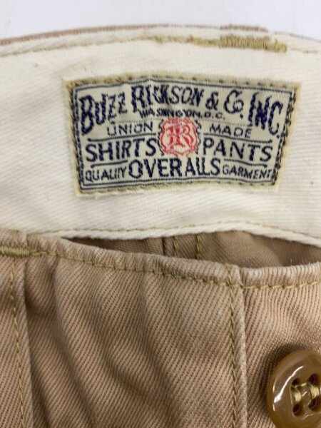 Buzz Rickson's(バズリクソンズ) / ボトム/32/コットン/BEG/無地