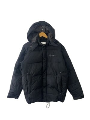 AIGLE ブラック ダウンジャケット　L Down jacket aigle ダウンジャケット メンズ AIGLE 撥水 スタンド