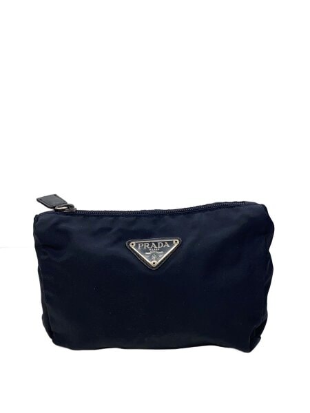 PRADA(プラダ) / ブラックナイロンポーチ/ナイロン/BLK/無地// | 中古 