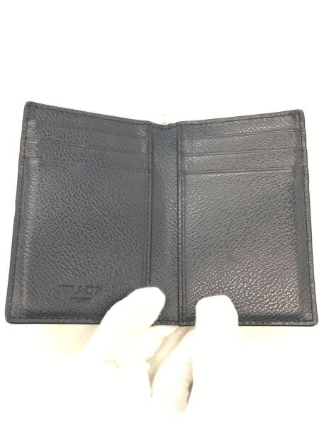 PRADA(プラダ) / カードケース/レザー/ネイビー/無地/メンズ | 中古品