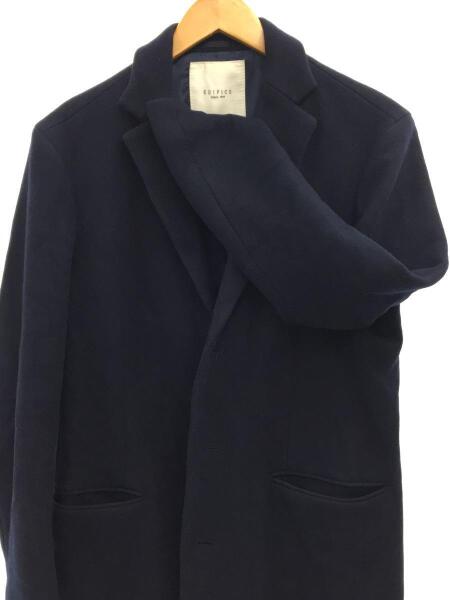 中古】エディフィス EDIFICE ウール チェスター コート SUPER 100'S