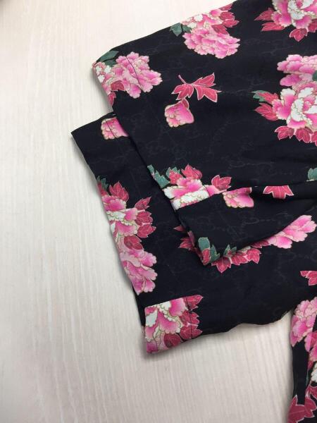 スリクソンZX7GUCCI グッチ花柄 20SS PEONY ボーリングシャツGG総柄