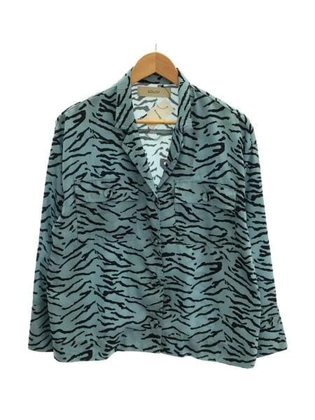 SOLOV(ソロヴ) / 22SS/SOLOV ZEBRA SAFARI SHIRT/FREE/ポリエステル 