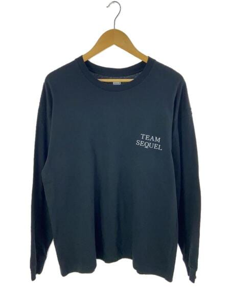 SEQUEL(シークエル) / LONG SLEEVE T-SHIRT/BLACK/長袖Tシャツ/L 
