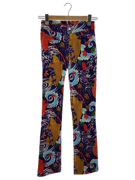 CIMARRON(シマロン) / Japanese tattoo pattern velour pants/和柄 