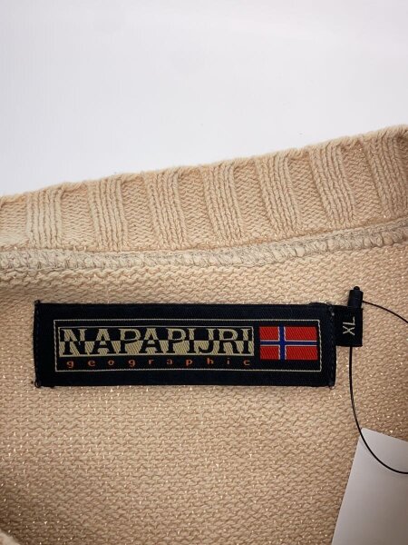NAPAPIJRI(ナパピリ) / ノルウェー国旗コットンニットセーター/SIZE:XL 