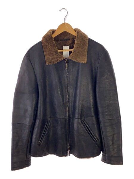 90s GIORGIO ARMANI アルマーニ ムートン レザージャケット GIORGIO