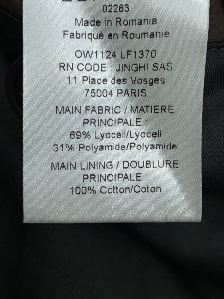 LEMAIRE(ルメール) / タグ付/25SS/ZIPPED BLOUSON/ジャケット/SIZE:48