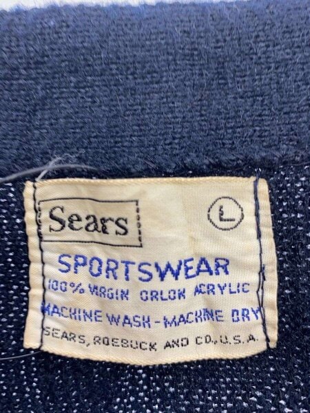 sears(シアーズ) / Vintage/60s～70s/SPORTSWEAR/カーディガン/SIZE:L