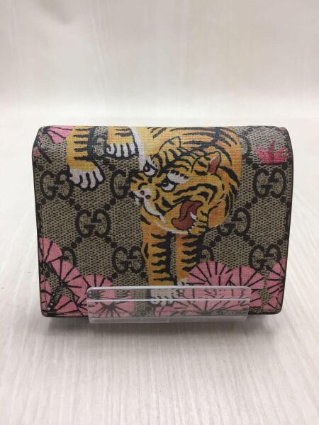 GUCCI GGスプリームトラプリント 二つ折り財布