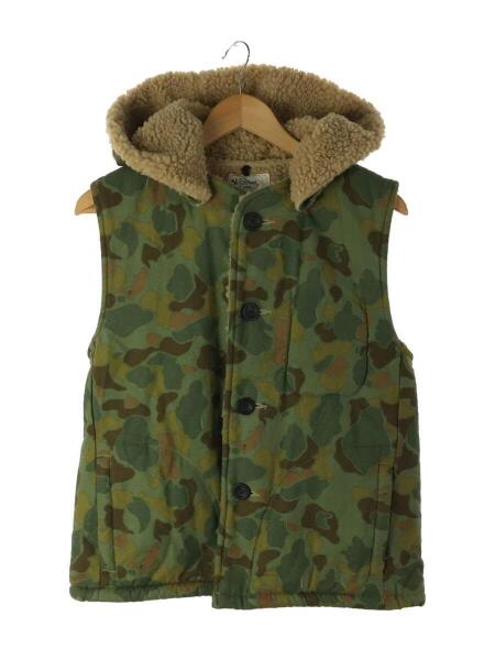 オアスロウ ボアベスト orSlow(オアスロウ) / ORIGINAL CAMO BOA VEST/ボアベスト/フード