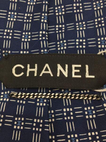 CHANEL(シャネル) / タグ付/ネクタイ/シルク/MADE IN ITALY/NVY