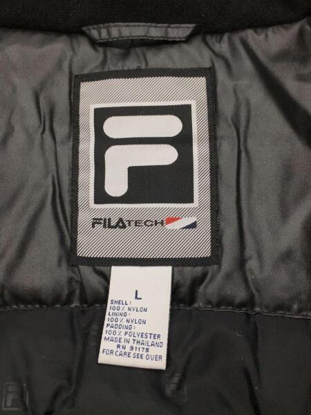FILA(フィラ) / 90s/FILA TECH/中綿/ダウンジャケット/L/ナイロン/BLK 