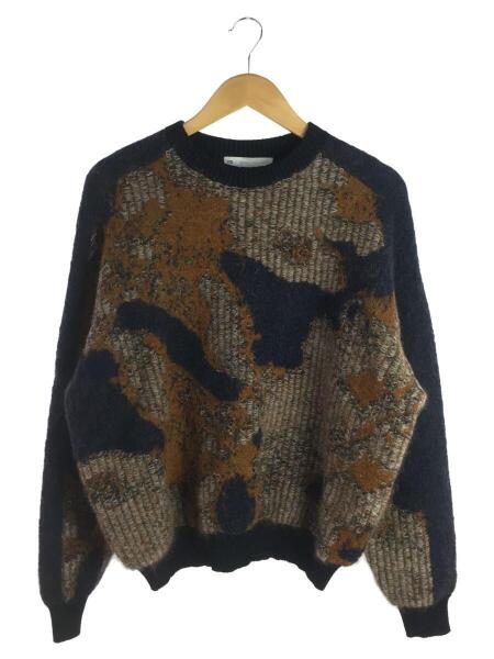 Y-3(ワイスリー) / 21AW U CH1 CAMO KNIT CREW SWEATER/S/ポリエステル 