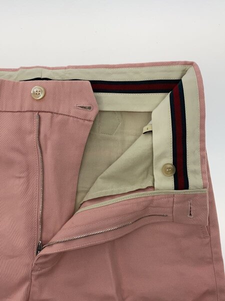 GUCCI / スラックスパンツ/44/コットンチノ/PNK/無地/742767 ZANWU GUCCI(グッチ) / スラックスパンツ/44/コットンチノ/PNK/無地/742767
