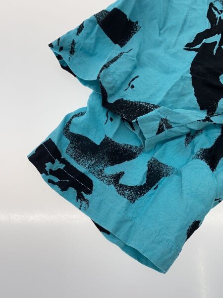 Aloha Blossom(アロハブロッサム) / アロハシャツ/40/レーヨン/BLU/総