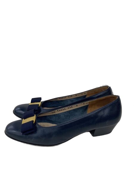 Salvatore Ferragamo(サルヴァトーレフェラガモ) / パンプス/US6.5/NVY