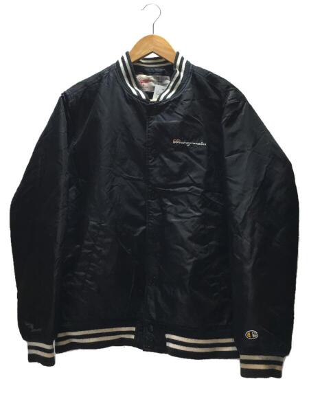 Champion(チャンピオン) / スタジャン/L/ナイロン/BLK | 古着の販売 