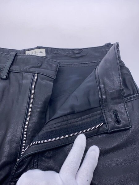 Paul Smith(ポールスミス) / ストレートパンツ/29/牛革/BLK/レザー 