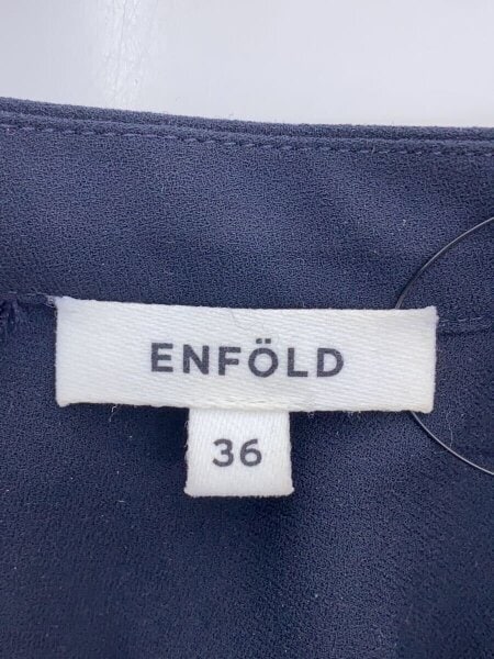 ENFOLD(エンフォルド) / PIN-TACK DRESS/36/ポリエステル/BLK/300GS233 