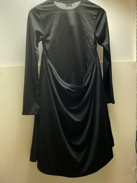 COMME des GARCONS / 長袖ワンピース/XS/ポリエステル/BLK/無地/GH-T025 COMME des GARCONS(コムデギャルソン) / 長袖ワンピース/XS