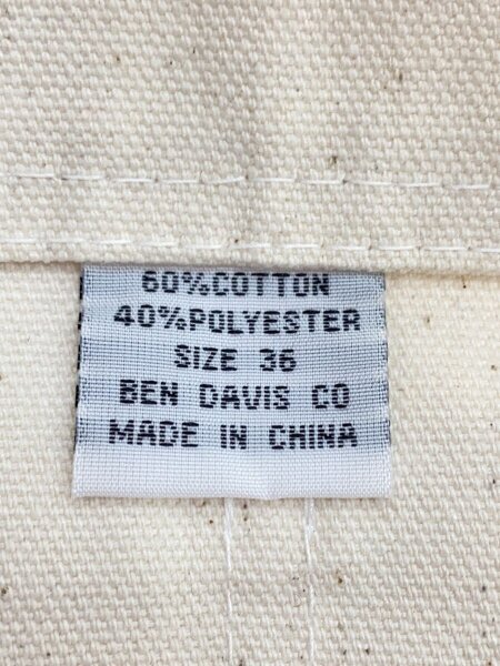 BEN DAVIS(ベンデイビス) / オーバーオール/ダックキャンバス