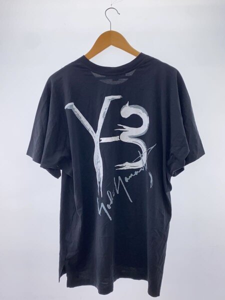 Y-3(ワイスリー) / バックプリントTシャツ/M/コットン/BLK/dp0669 