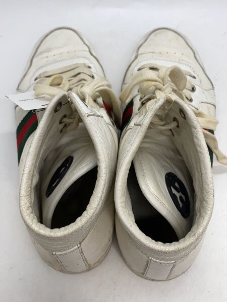GUCCI(グッチ) / シェリーライン/ハイカットスニーカー/US9.5/WHT 
