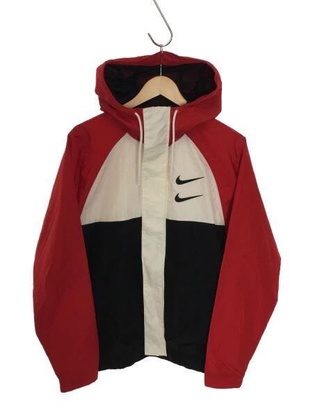 NIKE(ナイキ) / Swoosh hoodie woven jacket/M/ナイロン/RED/CJ4889 