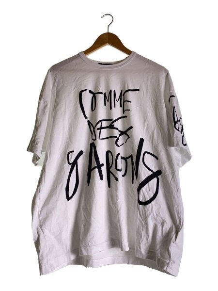 COMME des GARCONS(コムデギャルソン) / Tシャツ/M/コットン/WHT/KK 