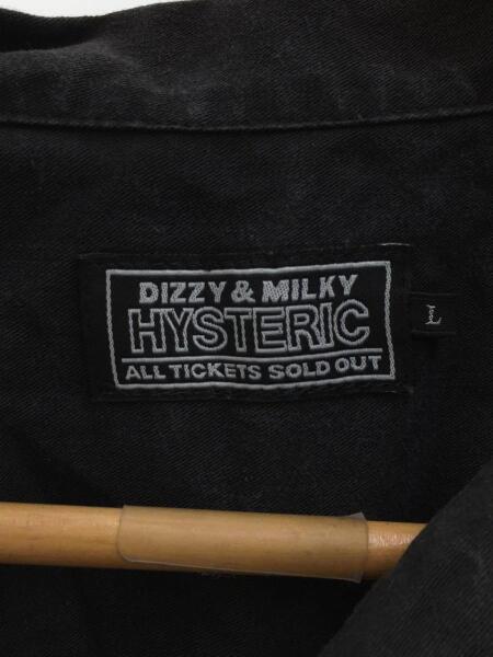HYSTERIC GLAMOUR(ヒステリックグラマー) / 半袖シャツ/L/レーヨン/BLK