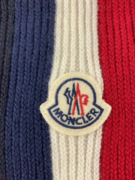 MONCLER / トリコロール/マフラー/マルチカラー/ストライプ/メンズ/H20913C00024 A9575 MONCLER(モンクレール) / トリコロール/タグ付/マフラー/ウール/NVY
