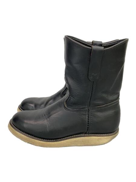 RED WING(レッドウィング) / エンジニアブーツ/US8/BLK/レザー/ソール 