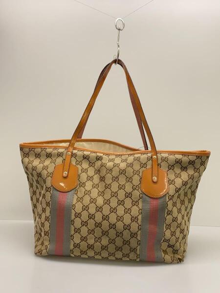 GUCCI(グッチ) / ジョリー・トートバッグ/GGキャンバス/BEG