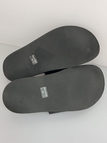 TODAYFUL(トゥデイフル) / Leather Slide Sandals/サンダル/38/BLK/羊