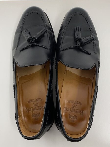 Berwick(バーウィック) / タッセルローファー/履きジワ有/スレ有/UK9