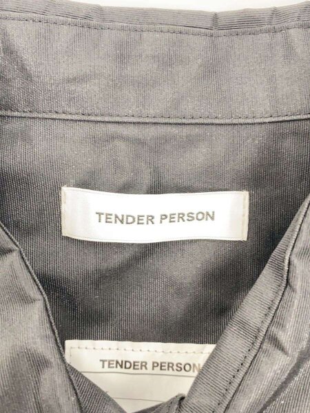 TENDER PERSON(テンダーパーソン) / 長袖シャツ/3/レーヨン/BLK/LL-TO 