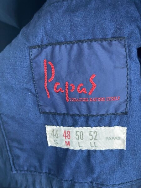 Papas(パパス) / ジャケット/M/コットン/NVY/D421FJM002 | 古着の販売