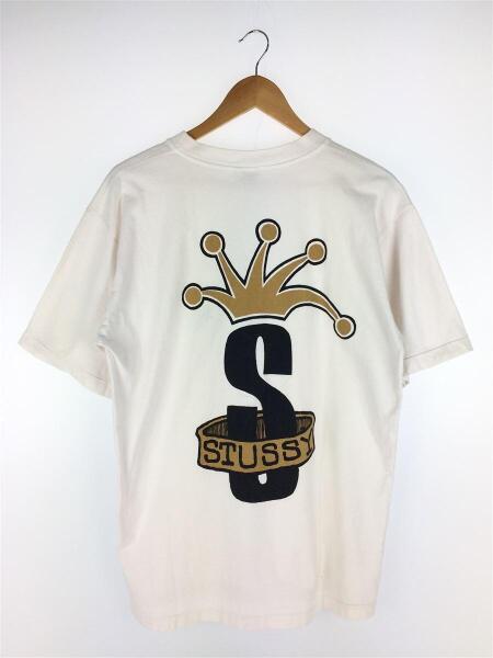 STUSSY(ステューシー) / Tシャツ/M/--/WHT/無地/80s/OLD/金タグ