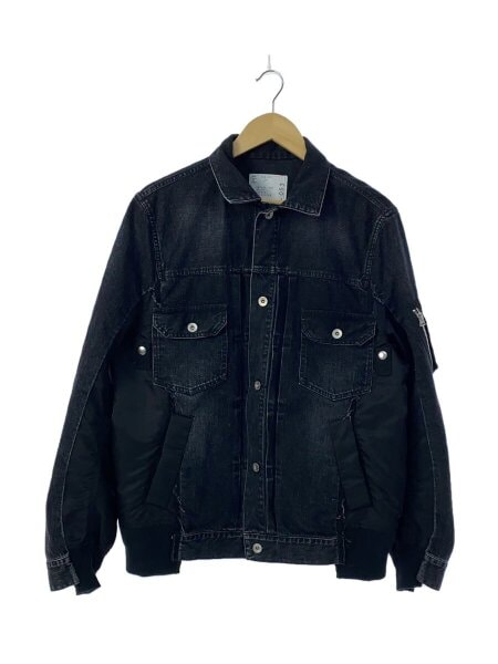 sacai(サカイ) / Denim x Nylon Twill Jacket/Gジャン/2/デニム/GRY 
