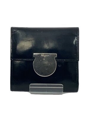 0001 ファッション ほぼ未使用品 箱付き Salvatore Ferragamo 折り財布