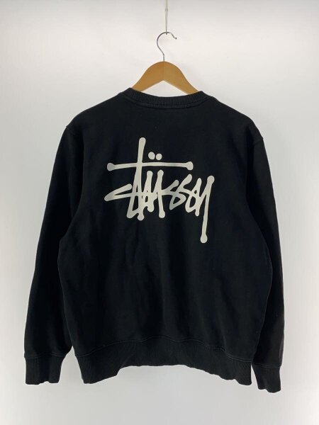 【美品】 Stussy　スウェット　ブラック　レア　限定 STUSSY(ステューシー) / スウェット/M/コットン/BLK/1914649 | 古着の