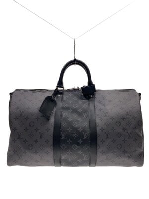 LOUIS VUITTON(ルイヴィトン) / ボストンバッグ/レザー/BLK/モノグラム