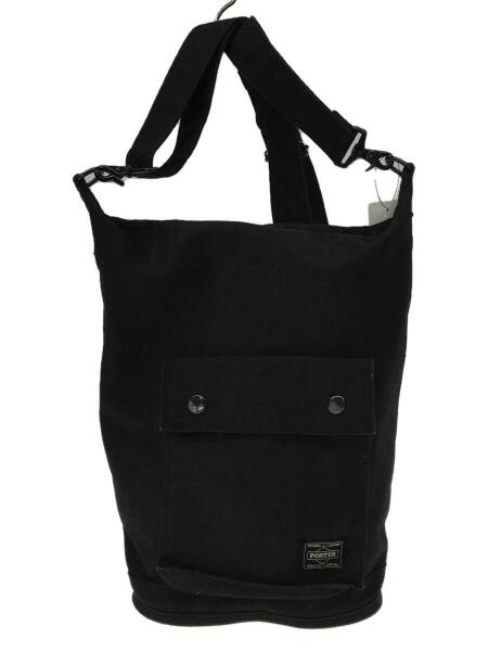 PORTER(ポーター) / ショルダーバッグ/キャンバス/BLK/無地 | 中古品の 