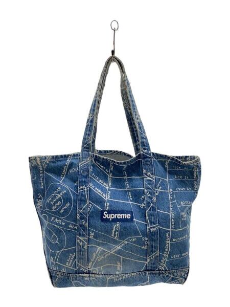 Supreme(シュプリーム) / トートバッグ/デニム/IDG/総柄 | 中古品の 