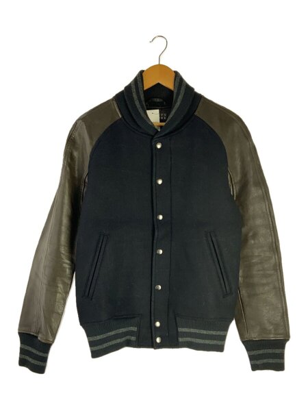 BARNEYS NEWYORK(バーニーズニューヨーク) / スタジャン/M/ウール/NVY 