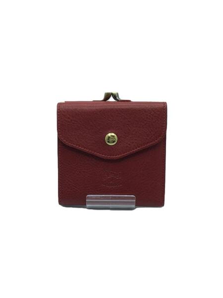 IL BISONTE / 2つ折り財布/レザー/GRY/無地/レディース/SMW011 IL BISONTE(イルビゾンテ) / 2つ折り財布/レザー/RED/レディース