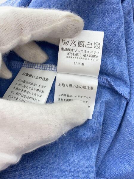 HYSTERIC GLAMOUR(ヒステリックグラマー) / Tシャツ/M/コットン/ブルー