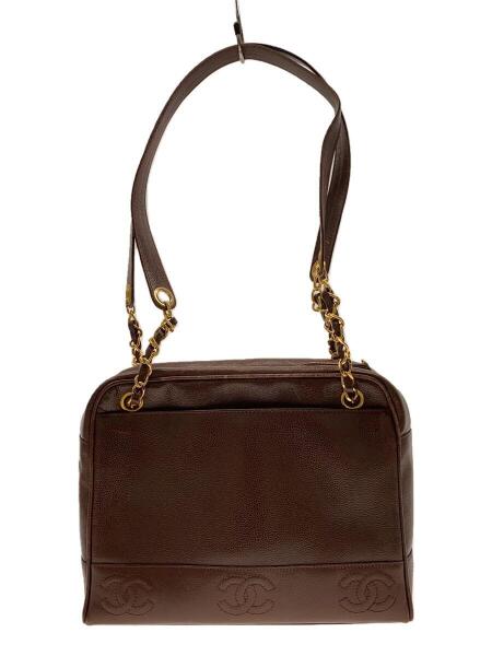 ID 250)【CHANEL】シャネル『トリプルココマーク チェーンショルダー